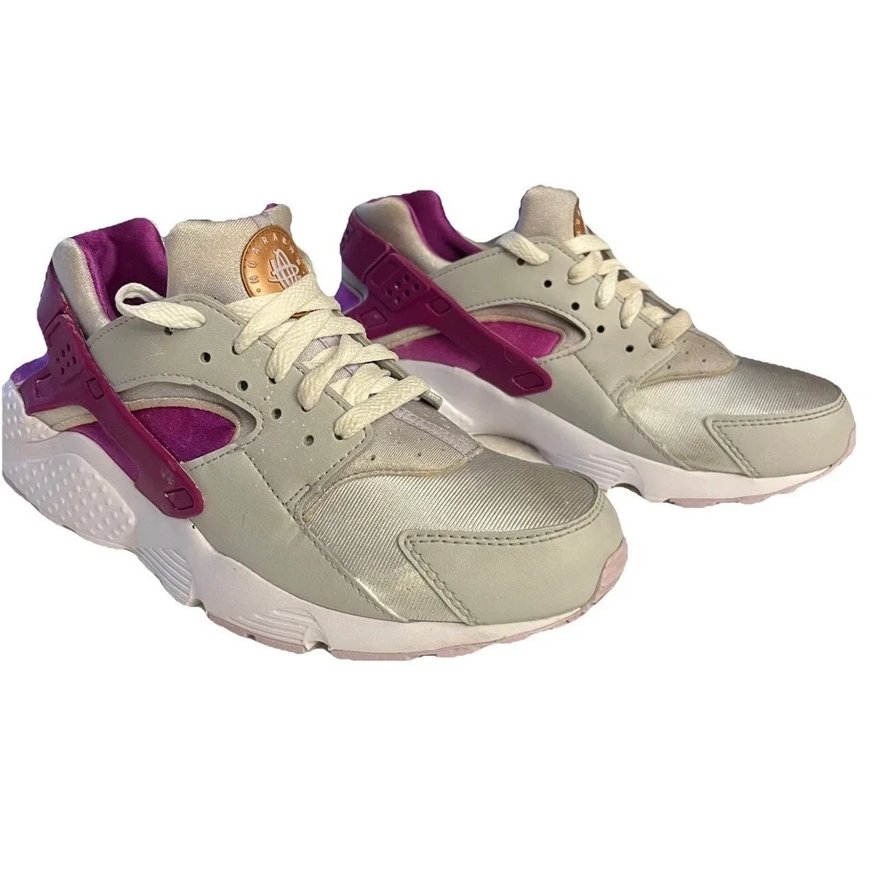 Nike Shoes Youth 7 Womens 8 -9 Huarache Run GS Sneakers 654275046 Gray Purple